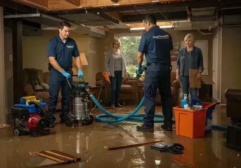 Basement Water Extraction and Removal Techniques process in Ledyard, CT