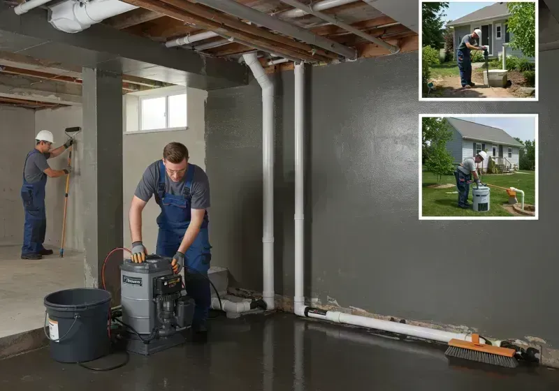 Basement Waterproofing and Flood Prevention process in Ledyard, CT